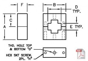 Waveguide Clamps and Hangers - Diagram